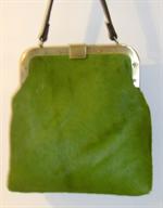 Hotsjok grøn koskindstaske med bøjle